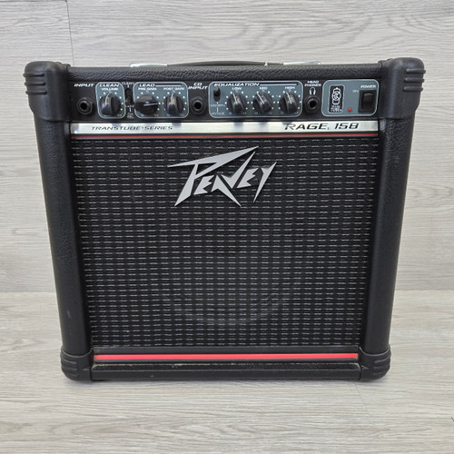 Vist Large View of Product Image Which is Used Peavey RAGE 158 TRANSTUBE 1 x 8 Solid State Amplifier
