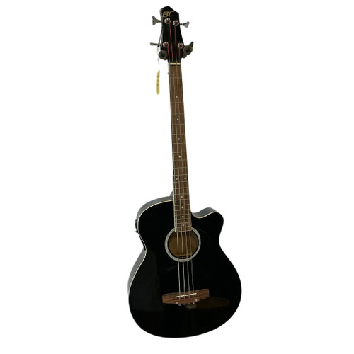 Vist Large View of Product Image Which is Used BC ACOUSTIC BASS Acoustic Bass Guitar Black 4-String