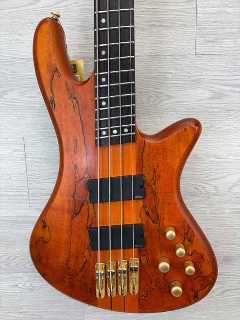 Vist Large View of Product Image Which is Used Schecter STILETTO STUDIO-4 FF Modern Metal Bass Guitar Wood 4-String