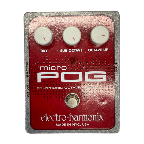 Vist Large View of Product Image Which is Used Electro Harmonix Micro Pog Octave Pedal