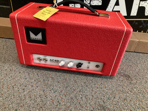 Vist Large View of Product Image Which is Used Morgan AC40 DELUXE RED Tube Guitar Amplifier Head