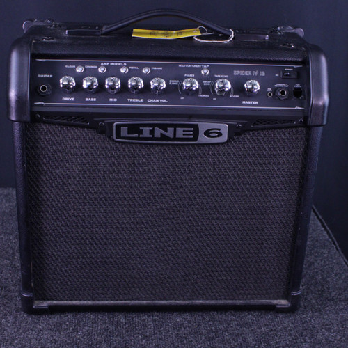 Vist Large View of Product Image Which is Used Line 6 SPIDER IV 15 WATT COMBO AMP 1 x 10 Solid State Amplifier 1 x 10