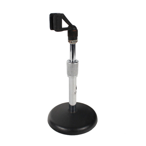 Vist Large View of Product Image Which is Used Atlas DESKTOP MIC STAND ROUND BASE Microphone Stand