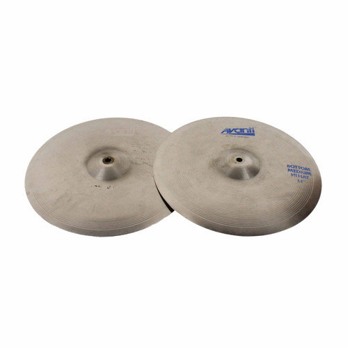 Vist Large View of Product Image Which is Used Avanti MEDIUM HI HATS 14 Vintage Hi Hat Cymbals 14"