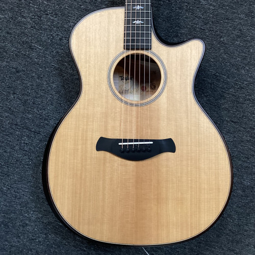 Vist Large View of Product Image Which is Used Taylor BUILDERS EDITION 614CE Solid Top Acoustic Guitar Natural