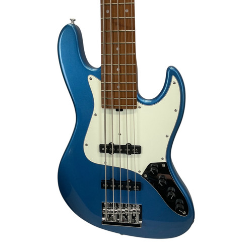 Vist Large View of Product Image Which is Used Sadowsky Metro Express 5 Bass Guitar Blue 5-String