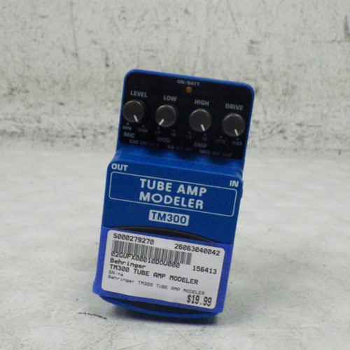 Vist Large View of Product Image Which is Used Behringer TM300 TUBE AMP MODELER Amp Modeling Pedal