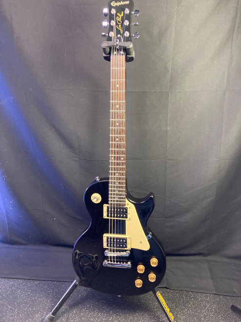 Vist Large View of Product Image Which is Used Epiphone LES PAUL 100 LP Type Electric Guitar Black 6-String