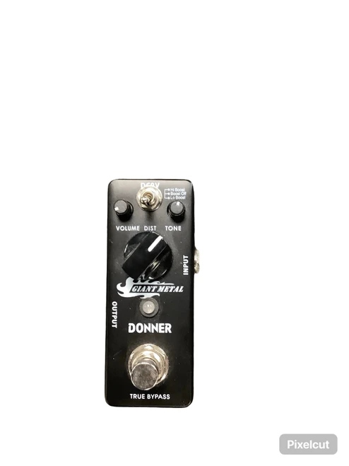 Vist Large View of Product Image Which is Used Donner GIANT METAL Distortion Pedal