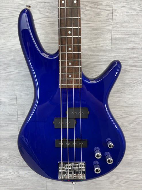 Vist Large View of Product Image Which is Used Ibanez GSR200 Bass Guitar Blue 4-String