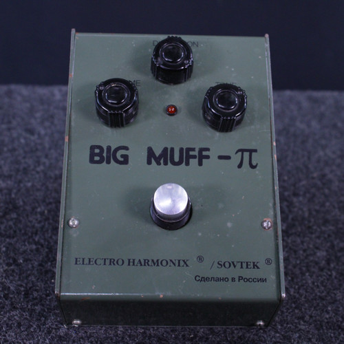 Vist Large View of Product Image Which is Used Electro Harmonix (E/H) SOVTEK BIG MUFF GREEN RUSSIAN Vintage Distortion/Overdrive Pedal