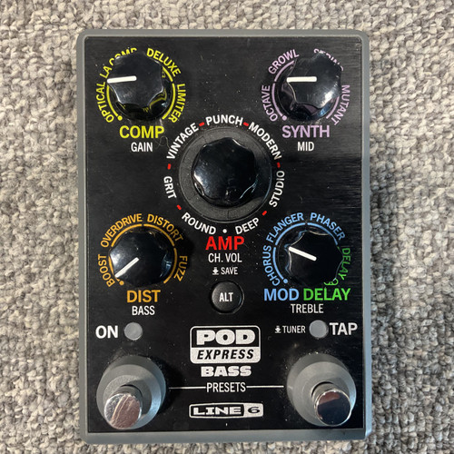 Vist Large View of Product Image Which is Used LINE 6 POD EXPRESS BASS Multi-FX Pedal