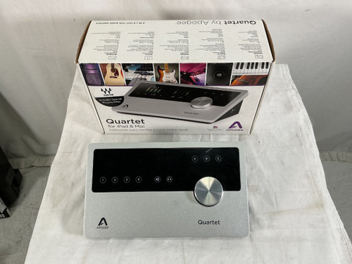 Vist Large View of Product Image Which is Used Apogee QUARTET USB Computer Interface 4 A/D Recording Inputs