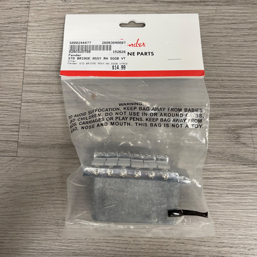 Vist Large View of Product Image Which is Used - Fender STD BRIDGE ASSY RH SGGB VTRCB