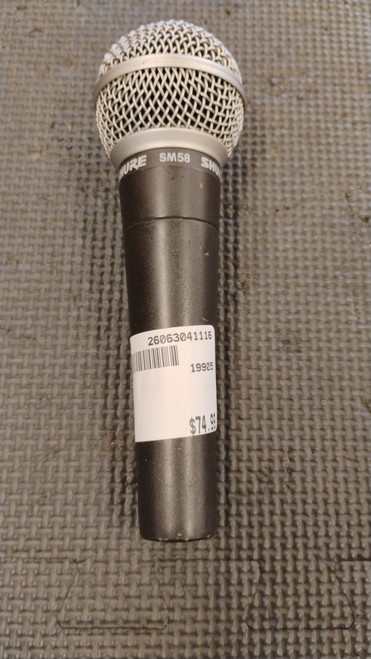 Vist Large View of Product Image Which is Used Shure SM-58 Dynamic Microphone
