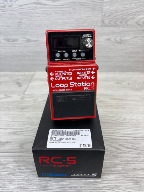 Vist Large View of Product Image Which is Used Boss RC-5 LOOP STATION Looper Pedal