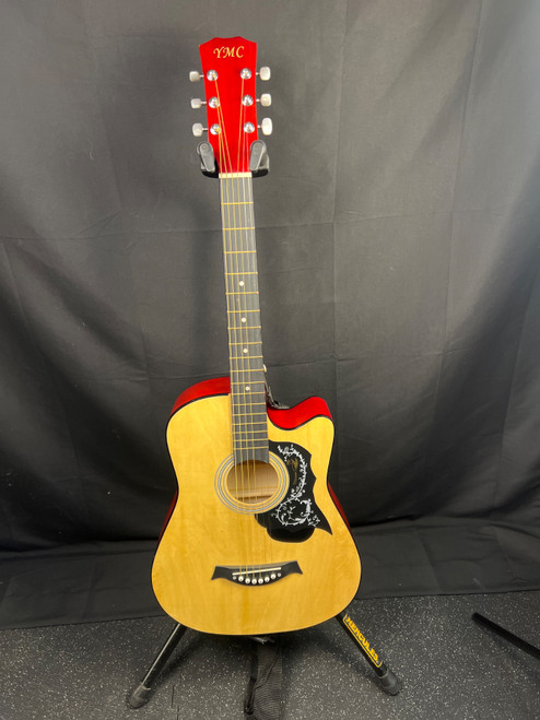 Vist Large View of Product Image Which is Used YMC BG38-AKIT Laminate Top Acoustic Guitar Natural