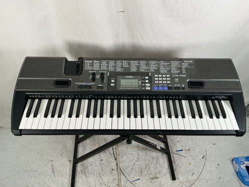 Vist Large View of Product Image Which is Used Casio CASIO CTK-720 KEYBOARD + PS 61-Key Keyboard 61-Key