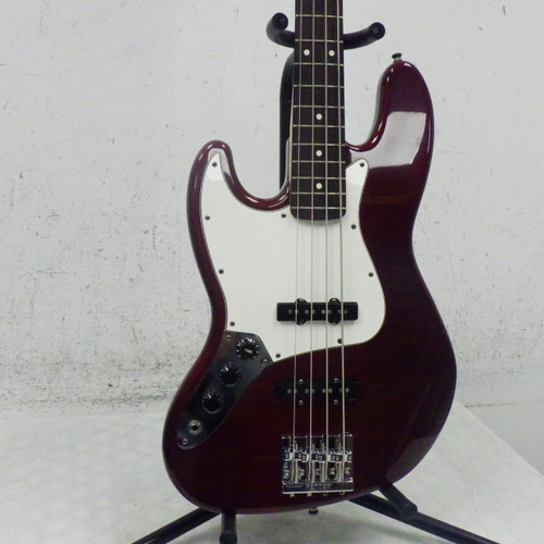Vist Large View of Product Image Which is Used Fender MIM left Handed Jazz Bass Vintage J Type Bass Guitar Red 4-String