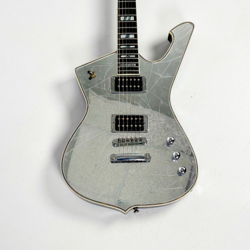 Vist Large View of Product Image Which is Used Ibanez Paul Stanley Iceman Cracked Mirror Electric Guitar 6-String