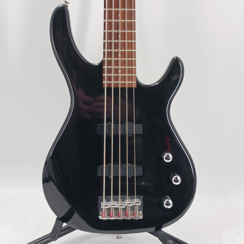Vist Large View of Product Image Which is Used Squier MB-5 MODERN BASS Modern Metal Bass Guitar Black 5-String