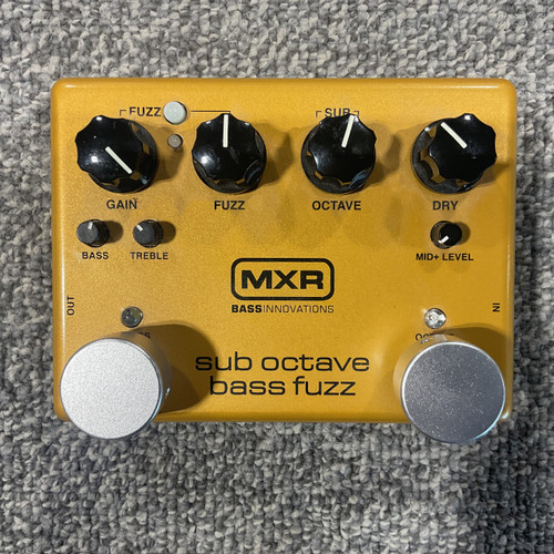 Vist Large View of Product Image Which is Used MXR SUB OCTAVE BASS FUZZ Guitar Pedal
