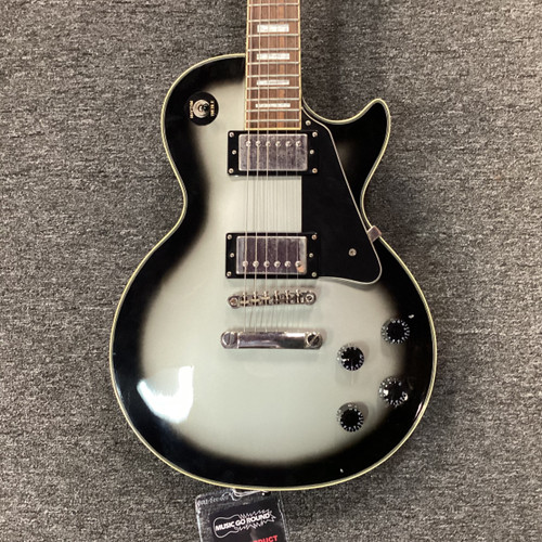 Vist Large View of Product Image Which is Used Epiphone LES PAUL CUSTOM LP Type Electric Guitar Silver Burst 6-String