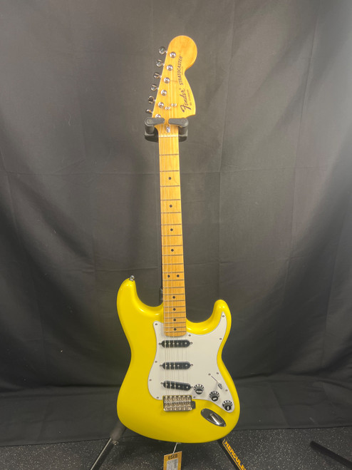 Vist Large View of Product Image Which is Used Fender 2023 MIJ LIMITED STRAT S Type Electric Guitar Yellow 6-String