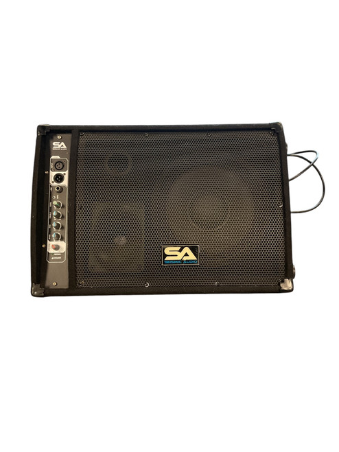 Vist Large View of Product Image Which is Used Seismic Audio FL-10MP-PW Portable PA System Speaker