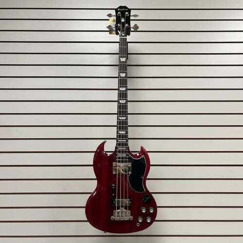 Vist Large View of Product Image Which is Used Epiphone SG EB-3 Bass Guitar Red 4-String