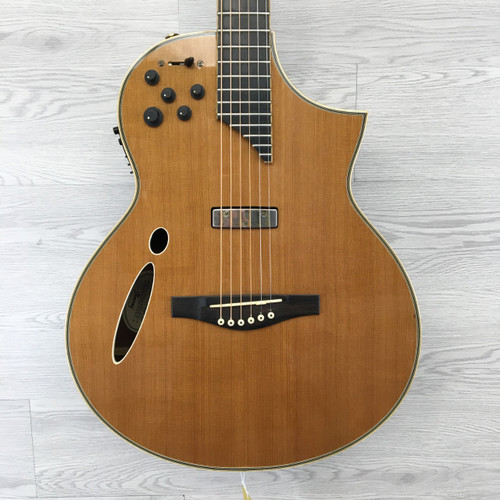 Vist Large View of Product Image Which is Used Ibanez MONTAGE MSC700NT Solid Top Acoustic Guitar Natural