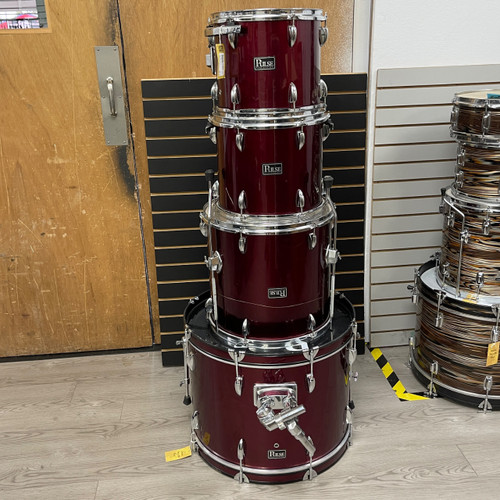 Vist Large View of Product Image Which is Used Pulse 4PC DRUM KIT Drum Shell Kit Red