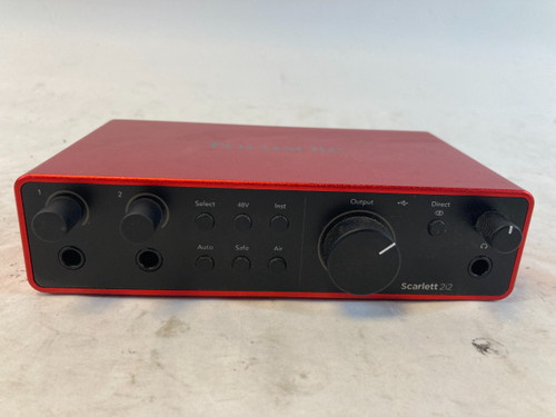 Vist Large View of Product Image Which is Used Focusrite Scarlett 2I2 4th Gen Audio Interface
