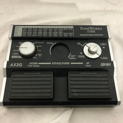 Vist Large View of Product Image Which is Used Korg TONEWORKS AX3G Multi-FX Pedal
