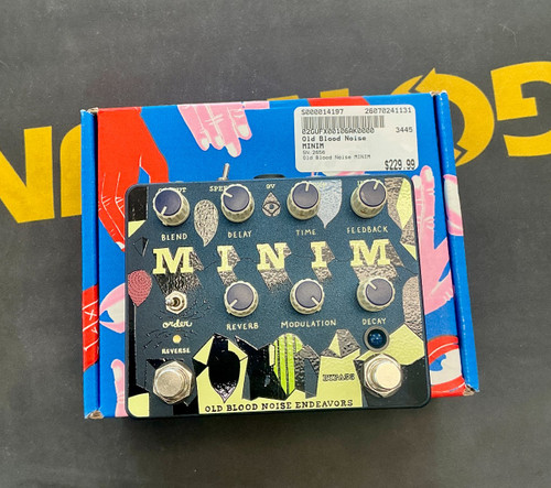 Vist Large View of Product Image Which is Used Old Blood Noise MINIM Reverb Pedal