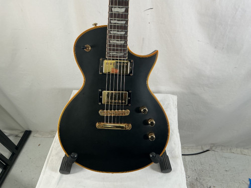 Vist Large View of Product Image Which is Used ESP LTD EC-1000 DELUXE LP Type Electric Guitar Black 6-String