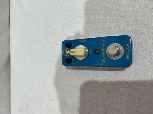 Vist Large View of Product Image Which is Used Mooer BLUES MOOD Overdrive Pedal