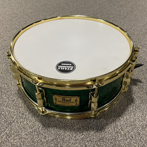 Vist Large View of Product Image Which is Used PEARL MASTERS CUSTOM 5.5 X 14 - REWRAP Snare Drum