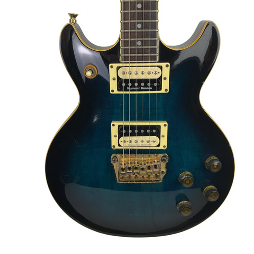 Vist Large View of Product Image Which is Used Ibanez AR350 ARTIST Double Cut Electric Guitar Blue 6-String
