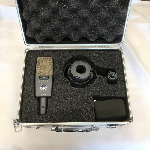 Vist Large View of Product Image Which is Used Akg C414 XLS W CASE AND SHOCK MOUNT Condenser Microphone