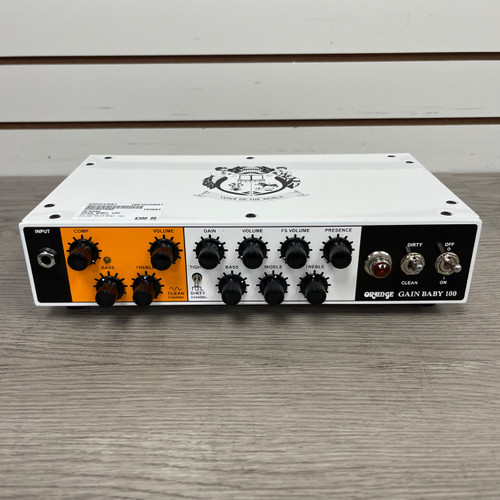 Vist Large View of Product Image Which is Used - Orange GAIN BABY 100 Solid State Amplifier Head