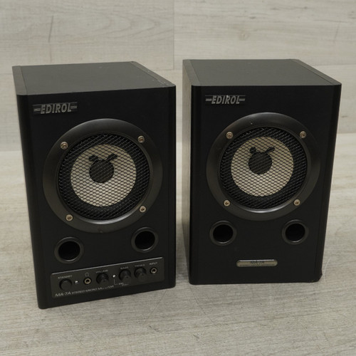 Vist Large View of Product Image Which is Used Edirol MA-7ABK Powered Studio Monitor Pair