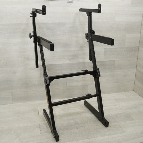 Vist Large View of Product Image Which is Used Hercules KS410B Tiered Keyboard Stand - Local Pickup Only