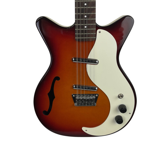 Vist Large View of Product Image Which is Used Danelectro D59-12-CS Double Cut Electric Guitar Sunburst 12-String