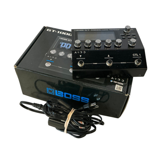 Vist Large View of Product Image Which is Used Boss GT-1000CORE W/9VDC Floorboard Pre-amp