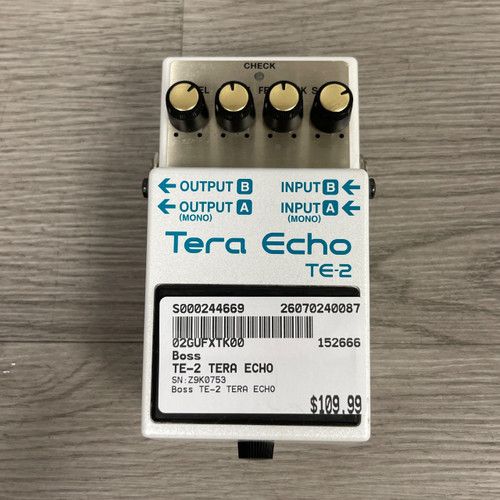 Vist Large View of Product Image Which is Used - Boss TE-2 TERA ECHO Pedal