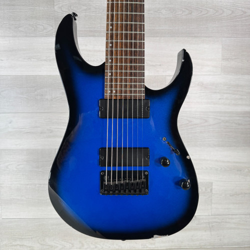 Vist Large View of Product Image Which is Used Ibanez RG8004 Electric Guitar - Starlight Blue Sunburst - 8-string