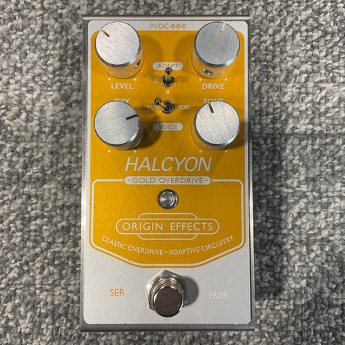 Vist Large View of Product Image Which is Used ORIGIN EFFECTS HALCYON GOLD OVERDRIVE Guitar Pedal