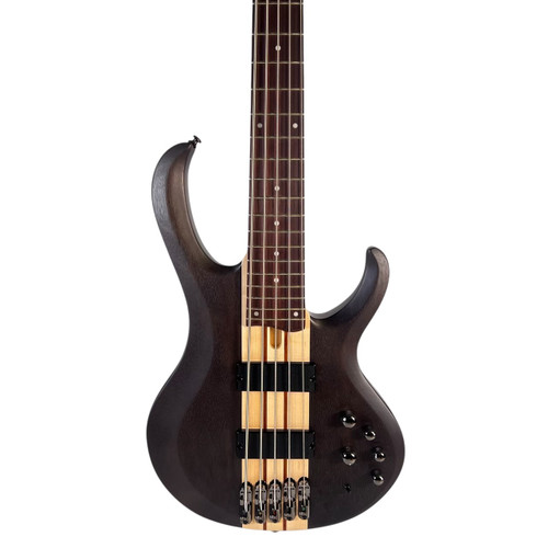 Vist Large View of Product Image Which is Used 2025 Ibanez BTB605 5-String Electric Bass Guitar - Transparent Gray Flat