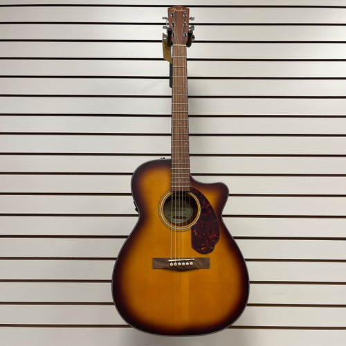 Vist Large View of Product Image Which is Used Fender CC-60SCE SATIN B-STOCK Solid Top Acoustic Guitar Sunburst
